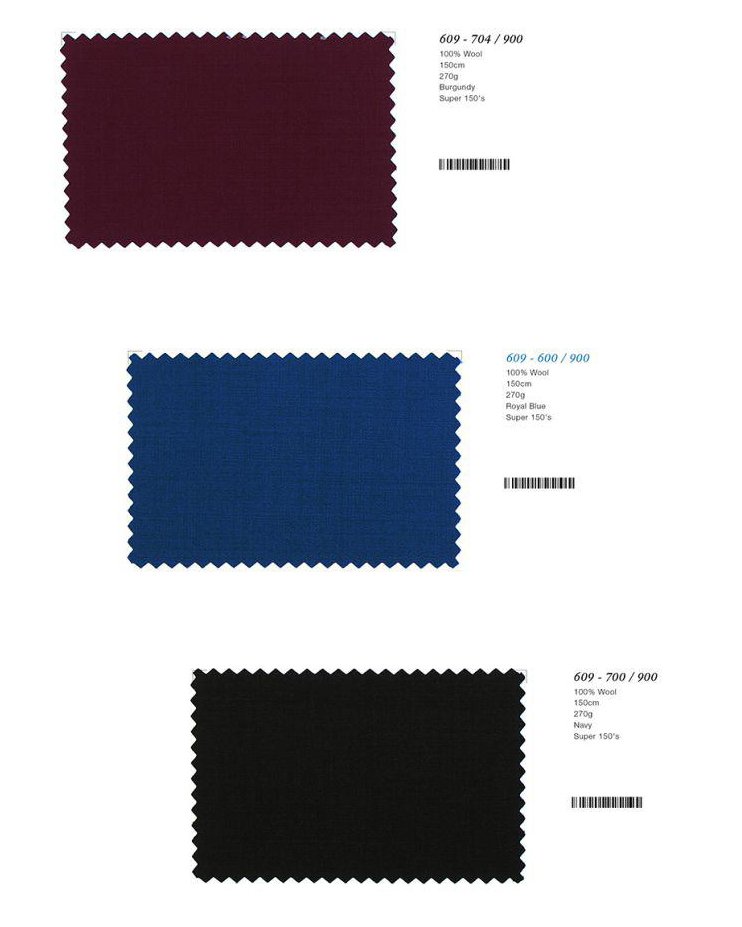 Royal Blue Super 150s Wool Three-Piece Made-to-Measure Suit - Image 2