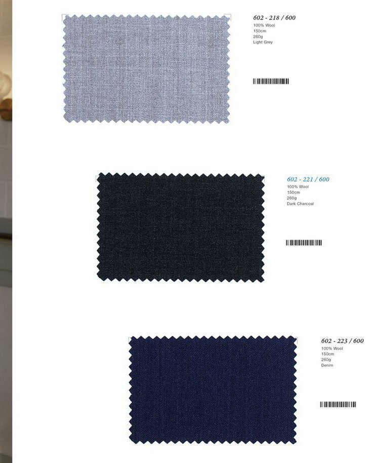100% Wool Dark Charcoal Grey Three-Piece Made-to-Measure Wool Suit - Image 2