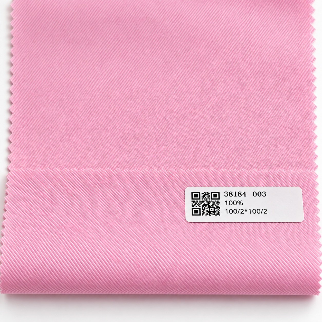 Men's Light Pink Cotton Twill Made-to-Measure Shirt - Image 5