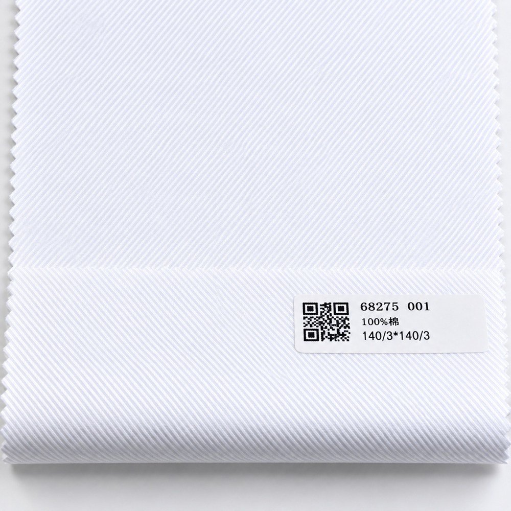 White Made-to-Measure Cotton Shirt - Image 6