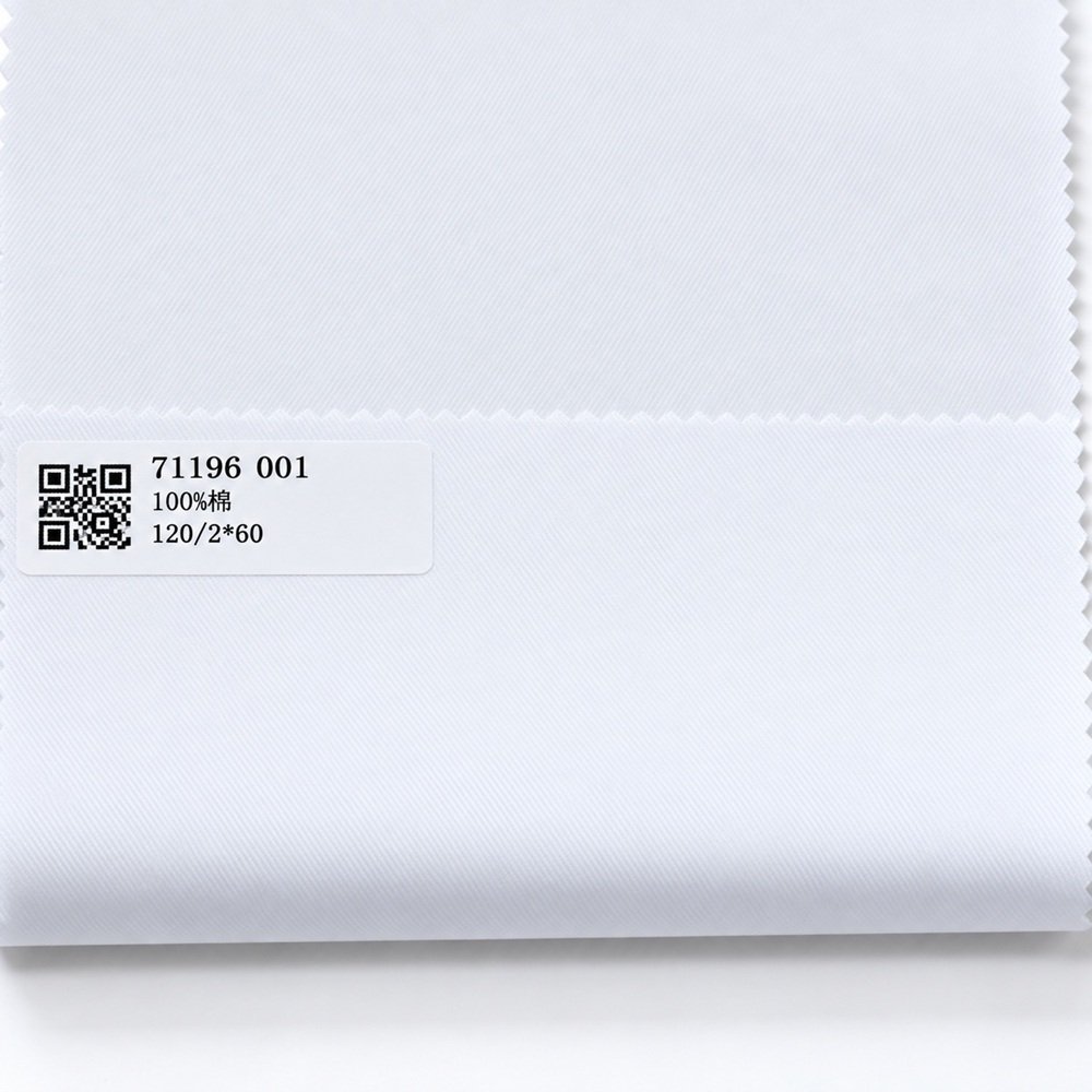 White Made-to-Measure Cotton Shirt - Image 7