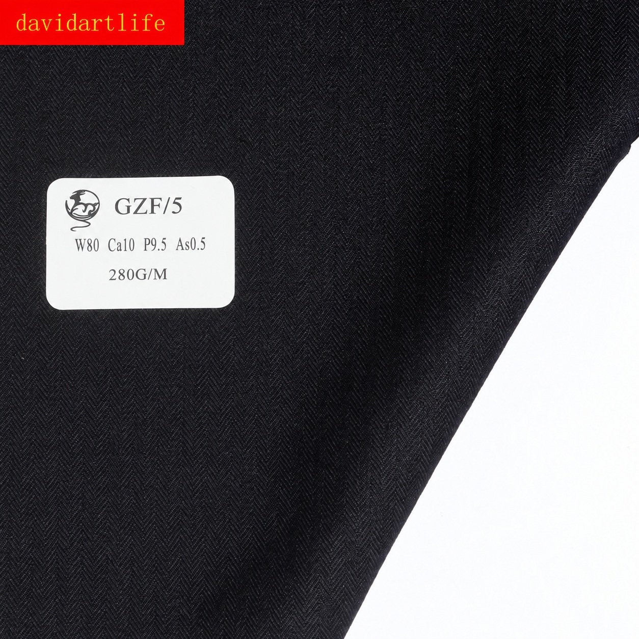 Deep Navy Herringbone Made-to-Measure Wool-Blend Suit - Image 6