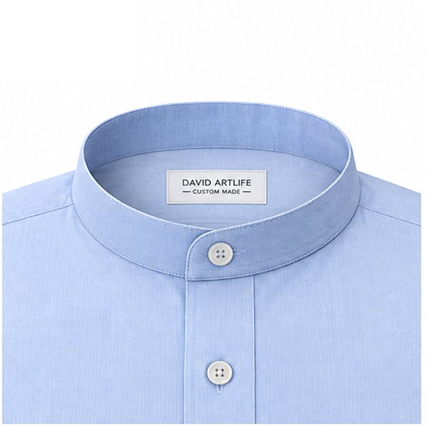 Round Mandarin Collar