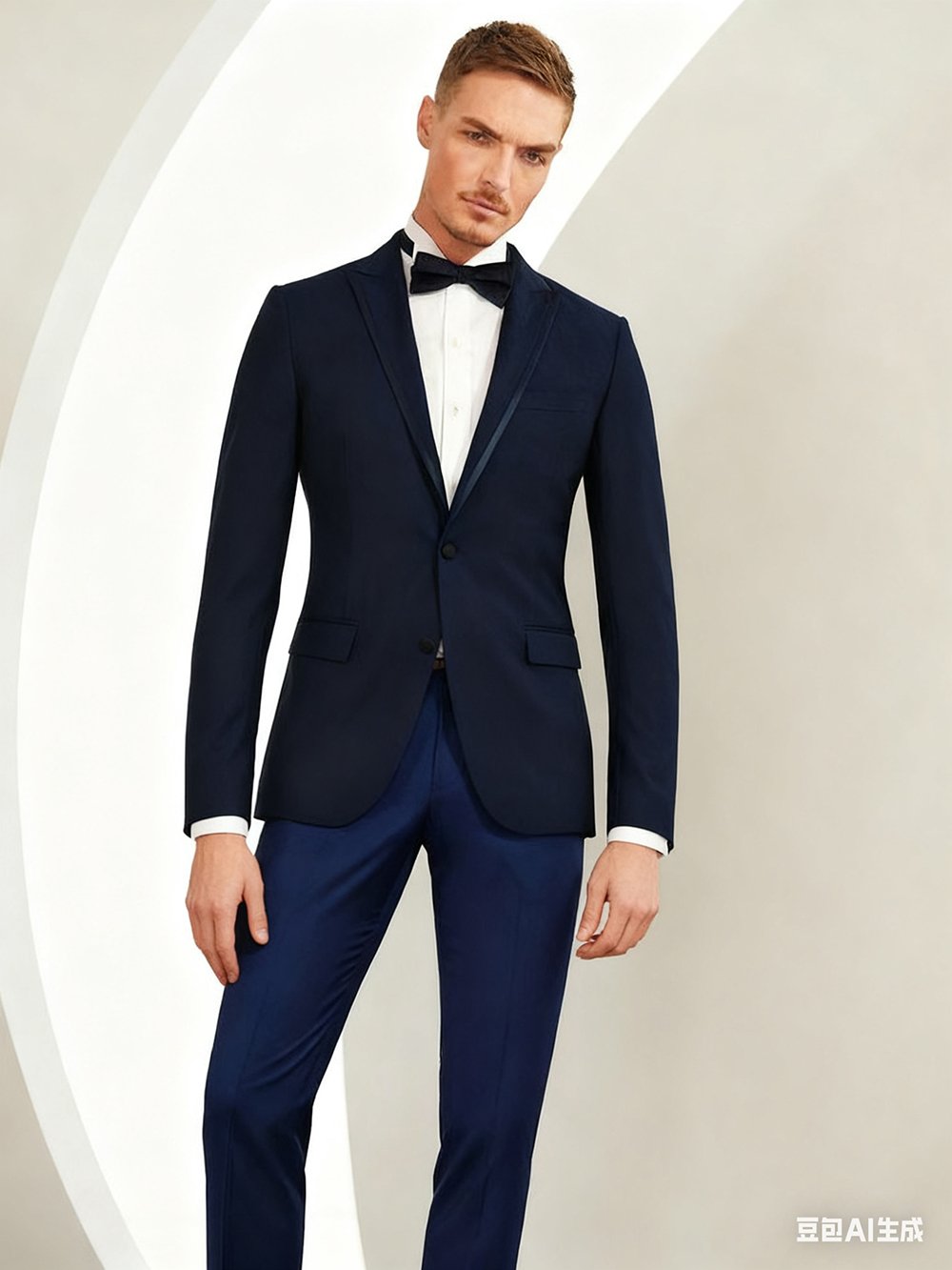 Super 150s Navy Three-Piece Made-to-Measure Wool Suit